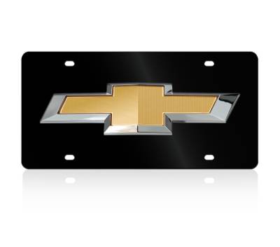 Eurosport Daytona - Eurosport Daytona 2301N2-1 Lazer-Tag License Plate Chevrolet Bowtie Logo