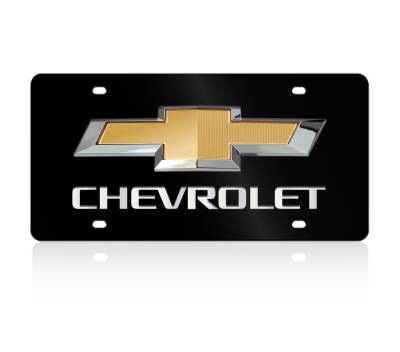 Eurosport Daytona - Eurosport Daytona 2302N2-1 Lazer-Tag License Plate Chevrolet Bowtie Logo
