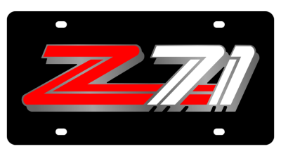 Eurosport Daytona - Eurosport Daytona 2332-1 Lazer-Tag License Plate Chevrolet Z71 Logo