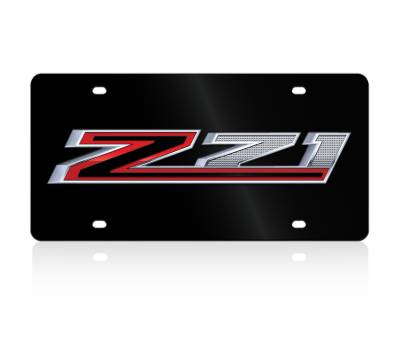 Eurosport Daytona - Eurosport Daytona 2332N-1 Lazer-Tag License Plate Chevrolet Z71 Logo