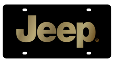 Eurosport Daytona - Eurosport Daytona 2418-2 Lazer-Tag License Plate Jeep Logo for Jeep