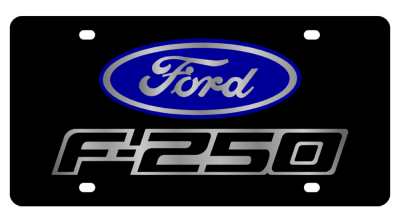 Eurosport Daytona - Eurosport Daytona 3506N-1 Carbon Steel License Plate Ford F250 Logo
