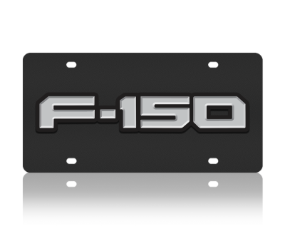Eurosport Daytona - Eurosport Daytona 3505N3-1 Carbon Steel License Plate Ford F150 Logo