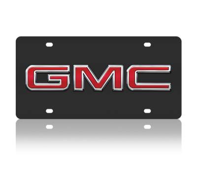 Eurosport Daytona - Eurosport Daytona 3601N-1 Carbon Steel License Plate GMC Logo