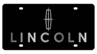 Eurosport Daytona - Eurosport Daytona 3702-1 Carbon Steel License Plate Lincoln Logo