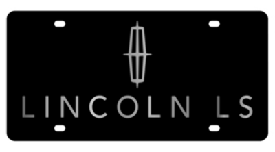 Eurosport Daytona - Eurosport Daytona 3703-1 Carbon Steel License Plate Lincoln LS Logo