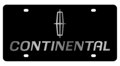 Eurosport Daytona - Eurosport Daytona 3705-1 Carbon Steel License Plate Lincoln Continental Logo