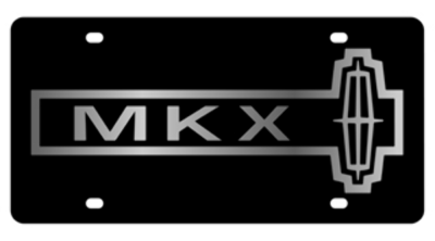 Eurosport Daytona - Eurosport Daytona 3712B-1 Carbon Steel License Plate MKX Logo