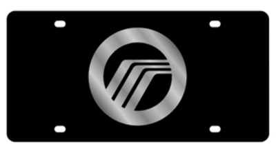 Eurosport Daytona - Eurosport Daytona 3720-1 Carbon Steel License Plate Mercury Logo