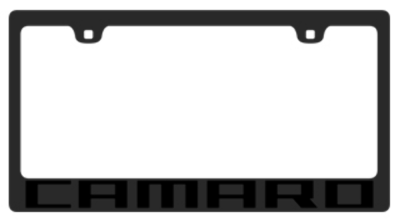 Eurosport Daytona - Eurosport Daytona 5305N-2WO-BK Daytona Icon License Frame Camaro