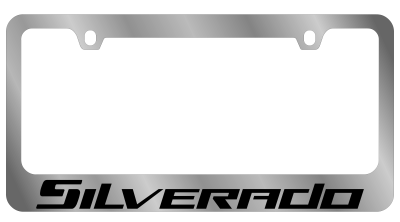 Eurosport Daytona - Eurosport Daytona 5313WO-BK Daytona Icon License Frame Silverado
