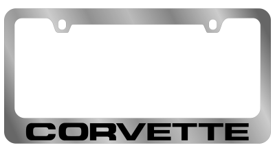 Eurosport Daytona - Eurosport Daytona 5354WO-BK Daytona Icon License Frame C4 Corvette