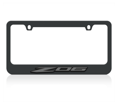 Eurosport Daytona - Eurosport Daytona 5355N2-2LO-BK Daytona Icon License Frame Corvette Z06