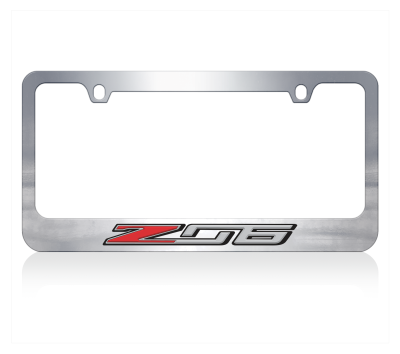 Eurosport Daytona - Eurosport Daytona 5355NLO Daytona Icon License Frame Corvette Z06 Flag