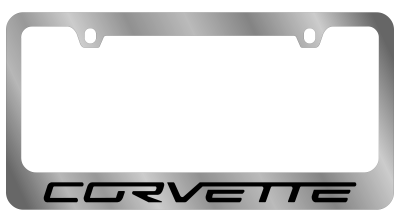 Eurosport Daytona - Eurosport Daytona 5359WO-BK Daytona Icon License Frame C6 Corvette