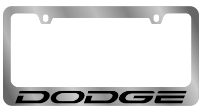 Eurosport Daytona - Eurosport Daytona 5403WO-BK Daytona Icon License Frame Dodge for Dodge