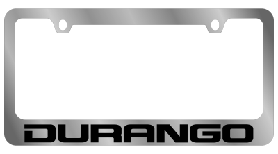 Eurosport Daytona - Eurosport Daytona 5406WO-BK Daytona Icon License Frame Durango for Dodge