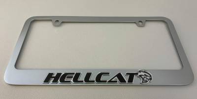 Eurosport Daytona - Eurosport Daytona 5409LW-BK Daytona Icon License Frame Hellcat for Dodge