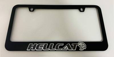 Eurosport Daytona - Eurosport Daytona 5409-2LW-UC Daytona Icon License Frame Hellcat for Dodge