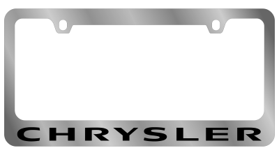 Eurosport Daytona - Eurosport Daytona 5415WO-BK Daytona Icon License Frame Chrysler for Chrysler
