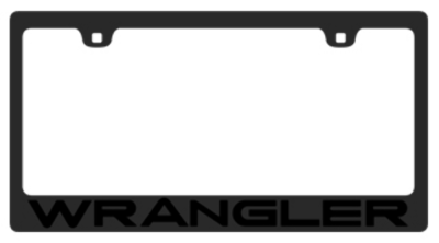 Eurosport Daytona - Eurosport Daytona 5423-2WO-BK Daytona Icon License Frame Wrangler for Jeep