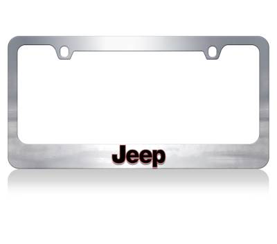 Eurosport Daytona - Eurosport Daytona 5418WO-4R Daytona Icon License Frame Jeep Logo for Jeep