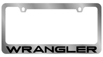 Eurosport Daytona - Eurosport Daytona 5423WO-BK Daytona Icon License Frame Wrangler for Jeep