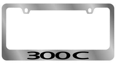 Eurosport Daytona - Eurosport Daytona 5438WO-BK Daytona Icon License Frame 300C for Chrysler