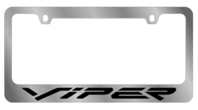 Eurosport Daytona - Eurosport Daytona 5458WO-BK Daytona Icon License Frame Viper for Dodge