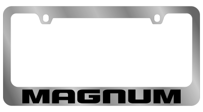 Eurosport Daytona - Eurosport Daytona 5452WO-BK Daytona Icon License Frame Magnum for Dodge