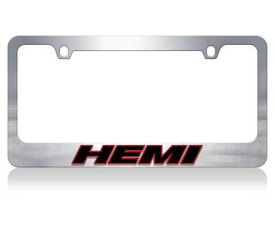 Eurosport Daytona - Eurosport Daytona 5466NWO-4R Daytona Icon License Frame Hemi for Dodge/Jeep
