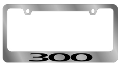Eurosport Daytona - Eurosport Daytona 5486WO-BK Daytona Icon License Frame 300 for Chrysler