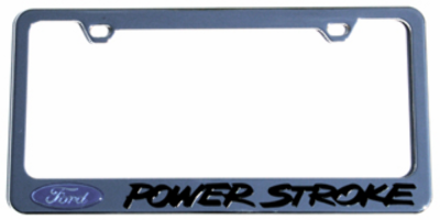 Eurosport Daytona - Eurosport Daytona 5502LW-BK Daytona Icon License Frame Ford Oval Power Stroke