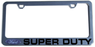 Eurosport Daytona - Eurosport Daytona 5504LW-BK Daytona Icon License Frame Ford Oval Super Duty