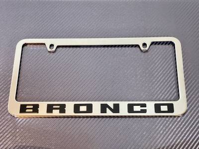 Eurosport Daytona - Eurosport Daytona 5527WO-BK Daytona Icon License Frame Bronco Logo