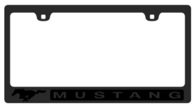 Eurosport Daytona - Eurosport Daytona 5588-2LW-BK Daytona Icon License Frame Mustang Pony Logo