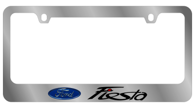 Eurosport Daytona - Eurosport Daytona 5558LW-BK Daytona Icon License Frame Ford Fiesta Oval Logo