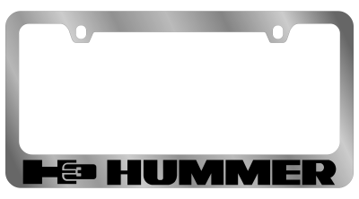 Eurosport Daytona - Eurosport Daytona 5626LW-BK Daytona Icon License Frame Hummer H3 Logo
