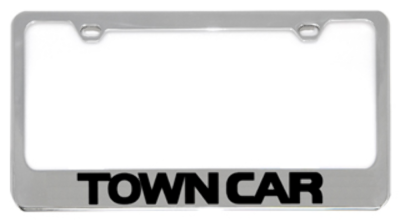 Eurosport Daytona - Eurosport Daytona 5706WO-BK Daytona Icon License Frame Town Car Logo