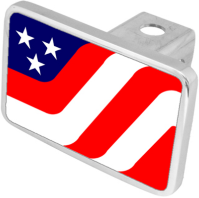 Eurosport Daytona - Eurosport Daytona 8901XL-1 Class III 2" Hitch Plug American Flag Wave
