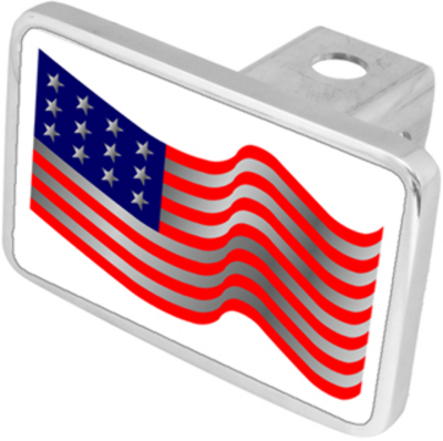 Eurosport Daytona - Eurosport Daytona 8902XL-1 Class III 2" Hitch Plug American Flag