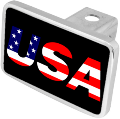 Eurosport Daytona - Eurosport Daytona 8903XL-2 Class III 2" Hitch Plug USA Flag