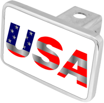 Eurosport Daytona - Eurosport Daytona 8903XL-1 Class III 2" Hitch Plug USA Flag
