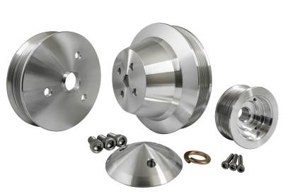 March Performance - March Performance 6210 Small Block Chevy Serpentine Pulley Kit 1V
