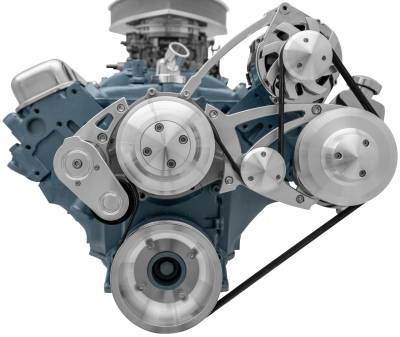 March Performance - March Performance 13105 Pontiac Ultra Serpentine Conversion w/Tensioner ALT/PS
