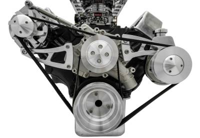 March Performance - March Performance 30245 Serpentine Conversion Ultra PS Saginaw for BB Ford