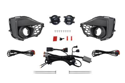 Diode Dynamics - Diode Dynamics DD7968 Elite Add-On Fog Lamp Kit White for 24-26 Ford Mustang GT