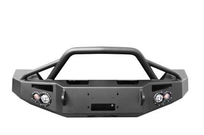 Fab Fours - Fab Fours DR13-H2952-1 Premium Winch Front Bumper for 12-18 Dodge RAM 1500