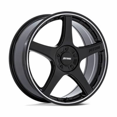 Petrol - Petrol Wheels PE003 P2E 18x8 5x112 5x120 35mm Black/Machined PE003BD18805935