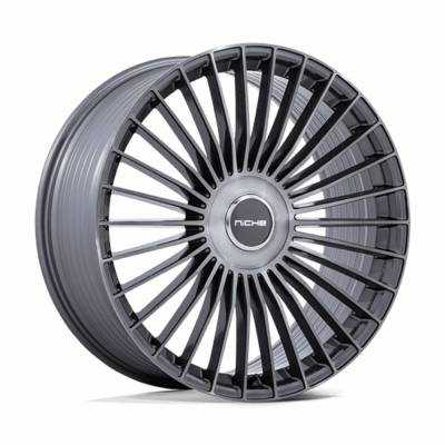 Niche 1PC - Niche Wheels NC282 SERENE 20x9 5x112/4.5 35mm Titanium/Brushed NC282AR20904635